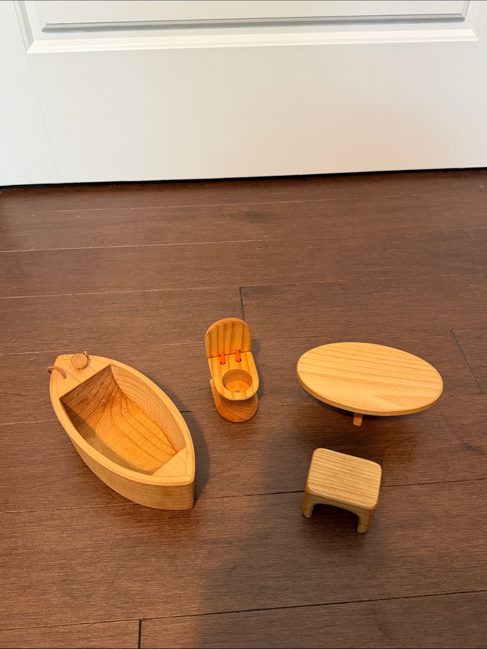 Grimm’s Retired Wooden Dollhouse Furniture  - Set of 4